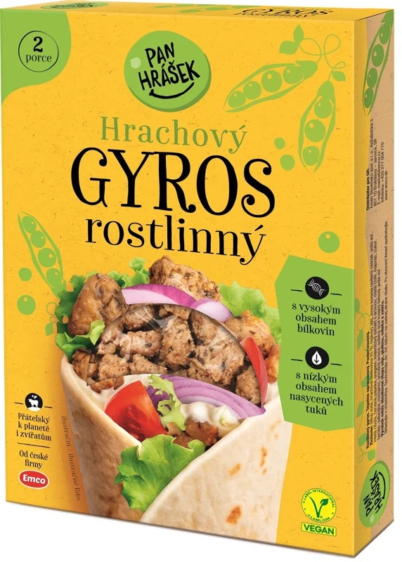 Pan Hrášek Rostlinný gyros