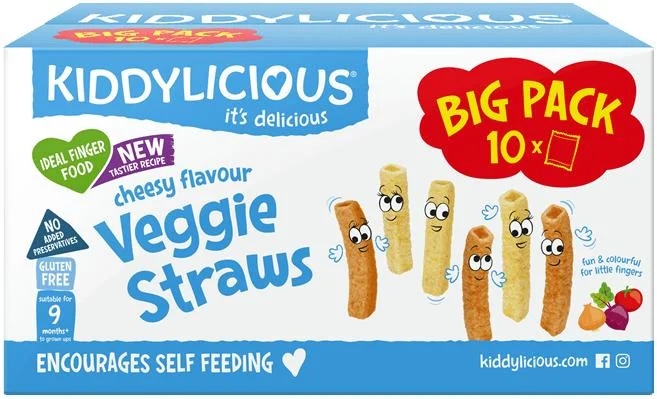 Kiddylicious Tyčinky se sýrovou příchutí box (10×12 g)