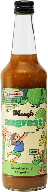 Mauglí Sirup angrešt sklo