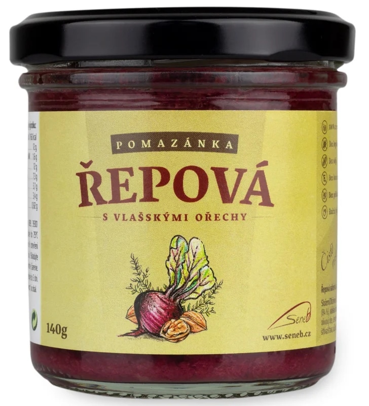 Seneb Pomazánka z červené řepy s vlašskými ořechy