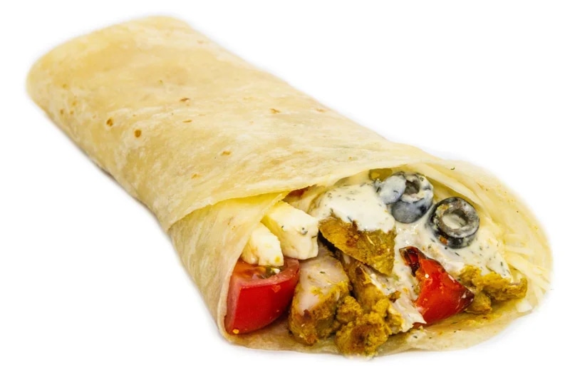 Fresh Fridge Wrap s grilovaným kuřecím masem a zeleninou