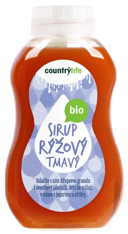 Country Life BIO Sirup rýžový tmavý