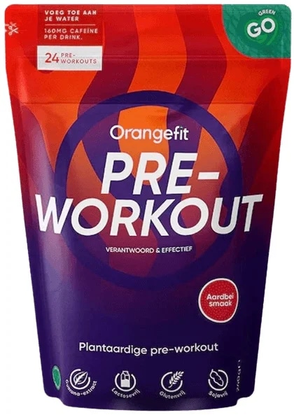 Orangefit Plant Pre-Workout - jahoda