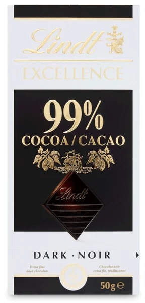 Lindt Excellence Čokoláda hořká 99%