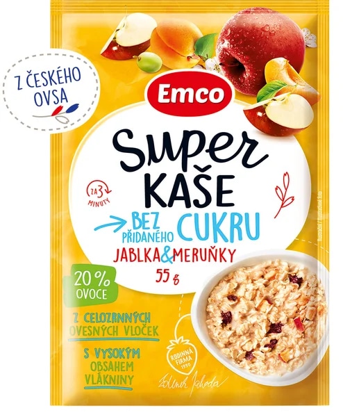 Emco Super kaše jablka meruňky