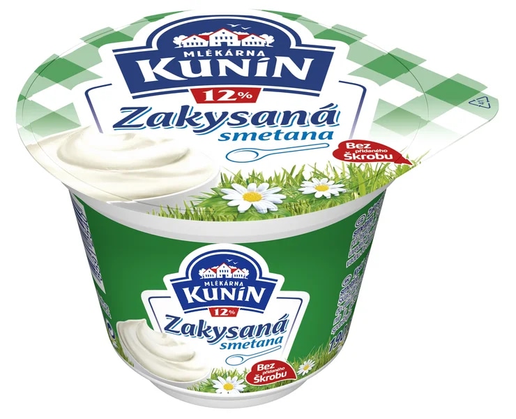 Mlékárna Kunín Zakysaná smetana klasik (12%)