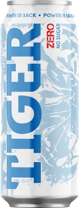 Tiger Energy drink Zero plech