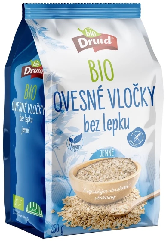 Druid BIO Jemné ovesné vločky bez lepku