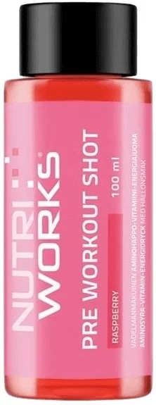 Nutriworks Pre-Workout SHOT - malina
