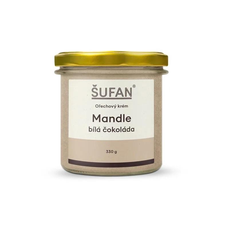 Šufan Mandlové máslo s bílou čokoládou