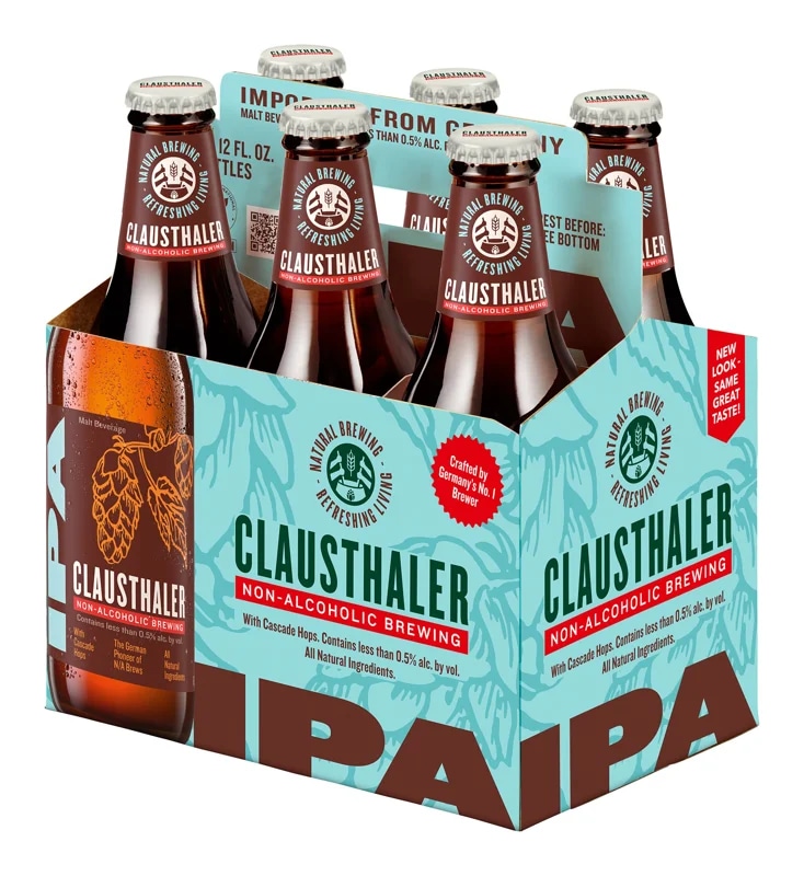 Clausthaler IPA 6×0,355 l nealkoholické, sklo