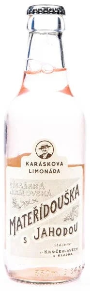Karáskova limonáda mateřídouška s jahodou