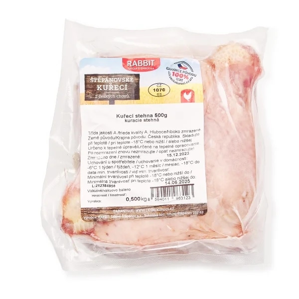 Kuřecí stehna, mražená