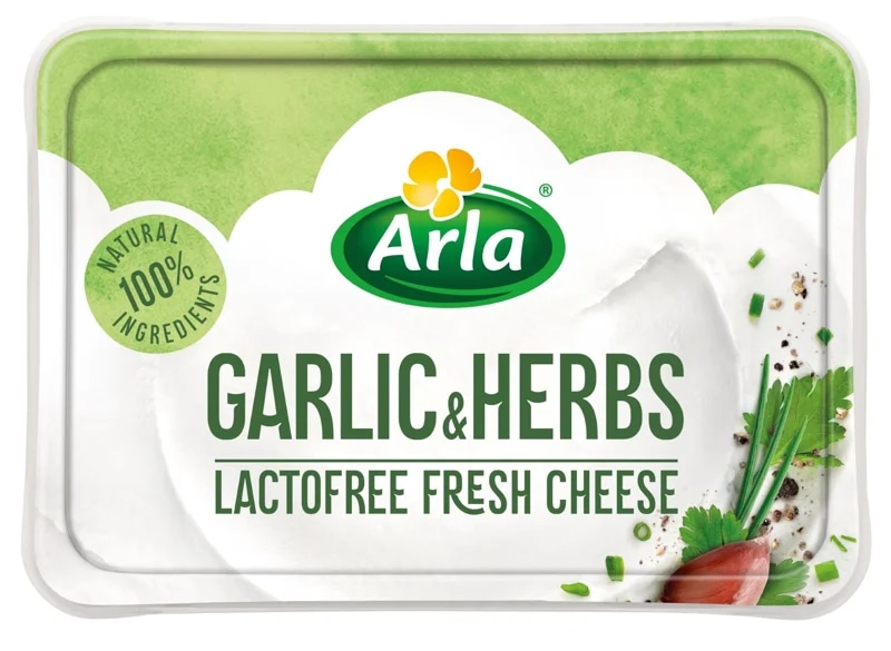 Arla Smetanový sýr česnek bez laktózy