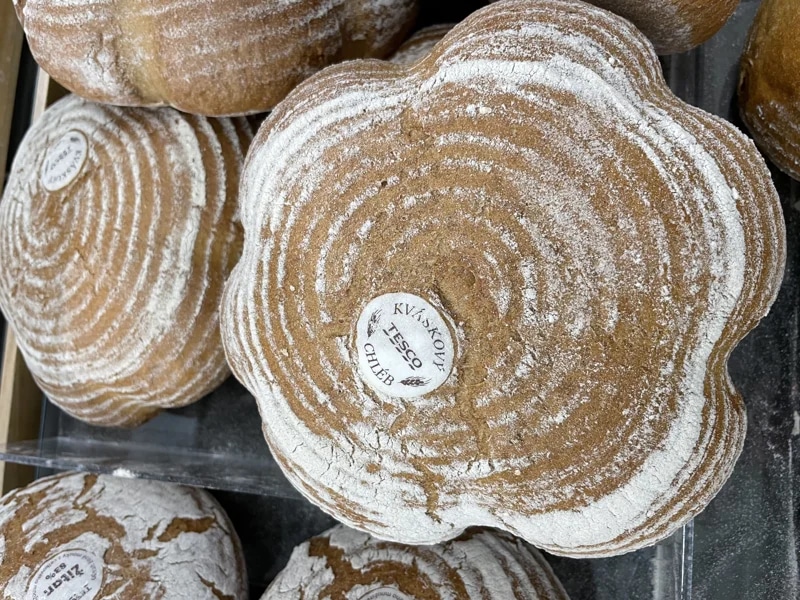 Kváskový chléb Tesco