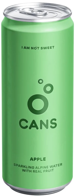 Cans Jemně perlivá voda s příchutí jablka a bezinky