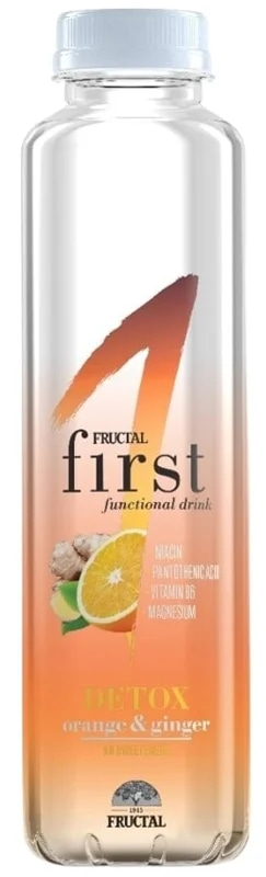 Fructal Detox Voda pomeranč a zázvor