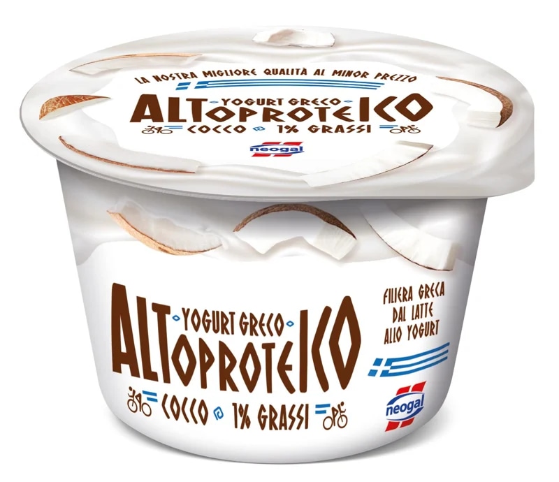 Neogal High protein řecký jogurt 1 % tuku s kokosem