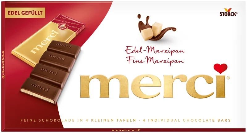 Merci tabulková čokoláda marcipánová