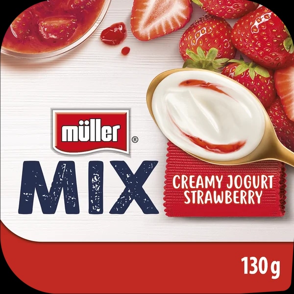 Müller MIX jogurt s jahodami (3,6%)