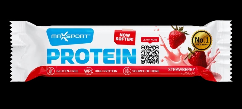 Max Sport  Proteinová tyčinka s jahodovou příchutí