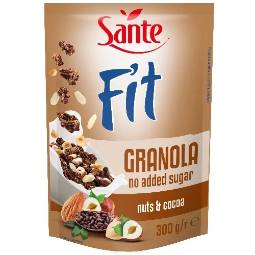 Sante Fit Granola ořechy a kakao