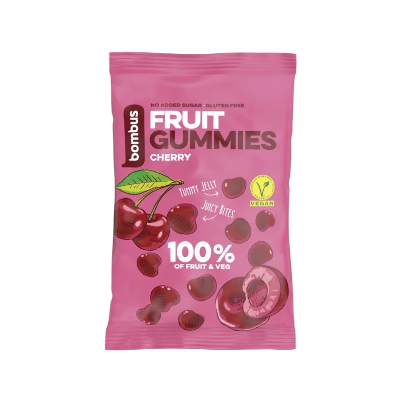Bombus Fruit gummies – třešeň