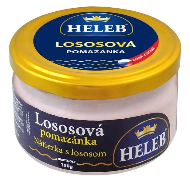 Heleb Lososová  pomazánka