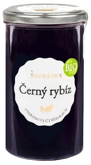 Šafránka BIO Černý rybíz extra džem výběrový speciální