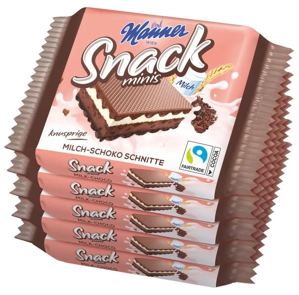 Manner Křupavé čokoládové oplatky s náplní 5x25g