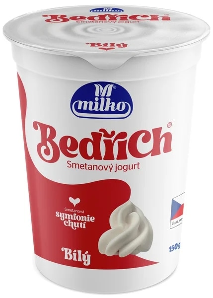 Milko Bedřich smetanový jogurt bílý 10%