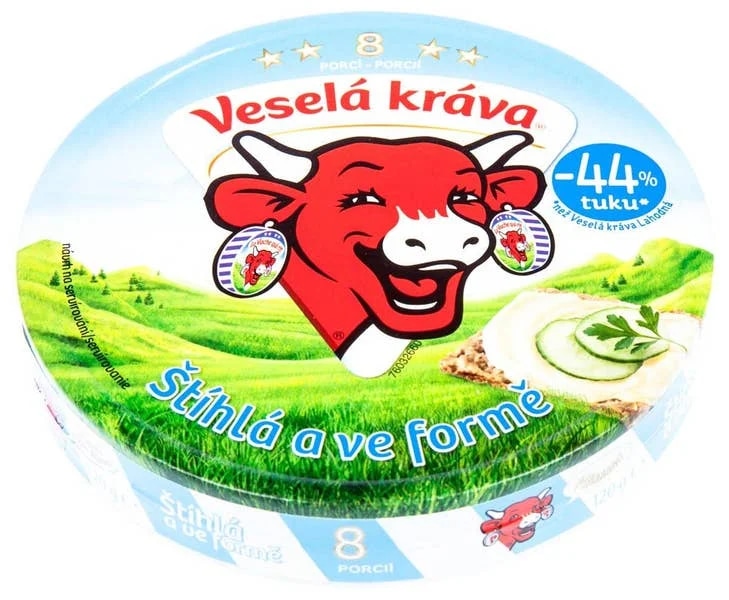 Veselá Kráva Štíhlá sýr tavený
