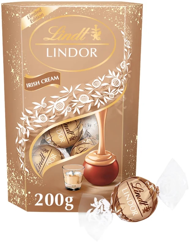 Lindt Bonboniéra LINDOR Limitovaná edice čokoládových pralinek Irský krém