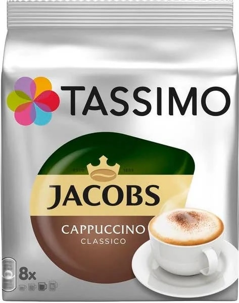 Tassimo Jacobs Cappuccino Classico kapsle (8+8 ks)