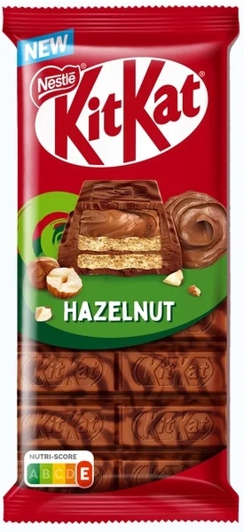 KitKat Tabulka Hazelnut s mléčnou  a hořkou čokoládou