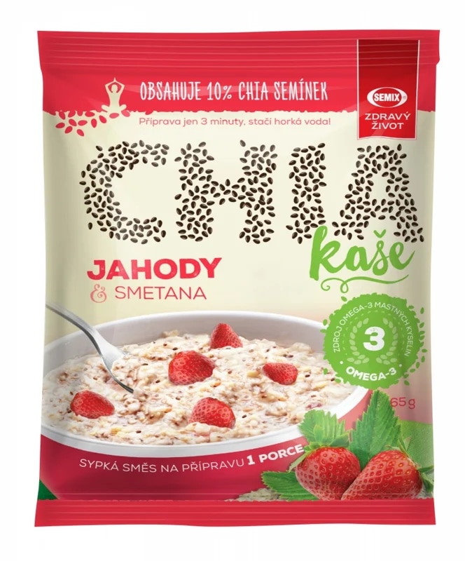 Semix Chia kaše - jahoda se smetanou