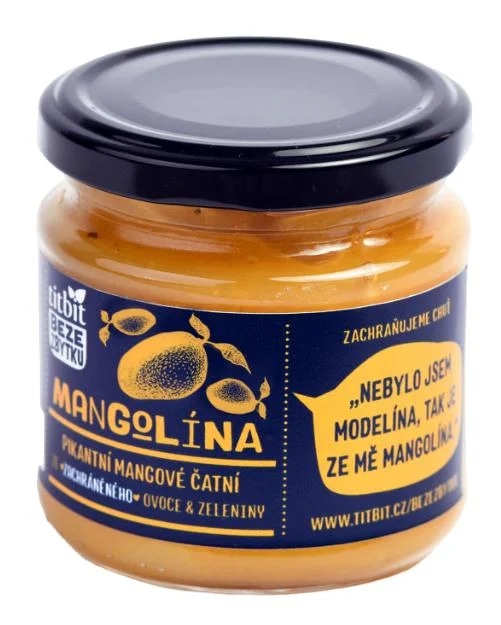 Beze zbytku Mangolína pikantní mangové čatní