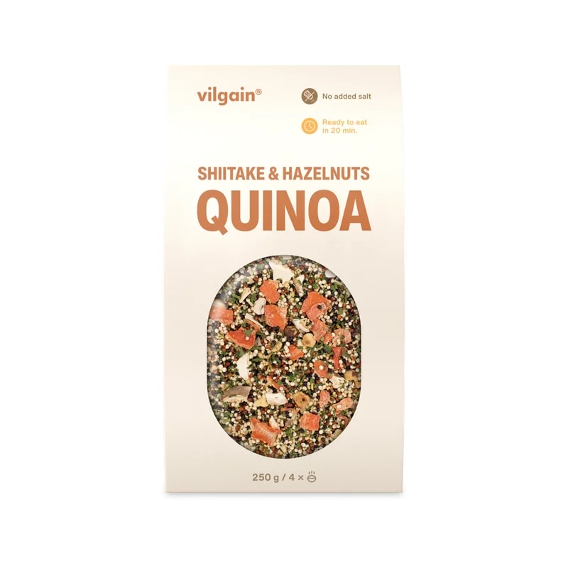Vilgain Quinoa s shiitake a lískovými oříšky