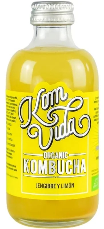 Komvida BIO Kombucha Gingervida sklo