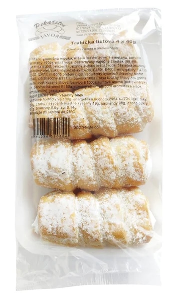 Trubička listová 4x40 g