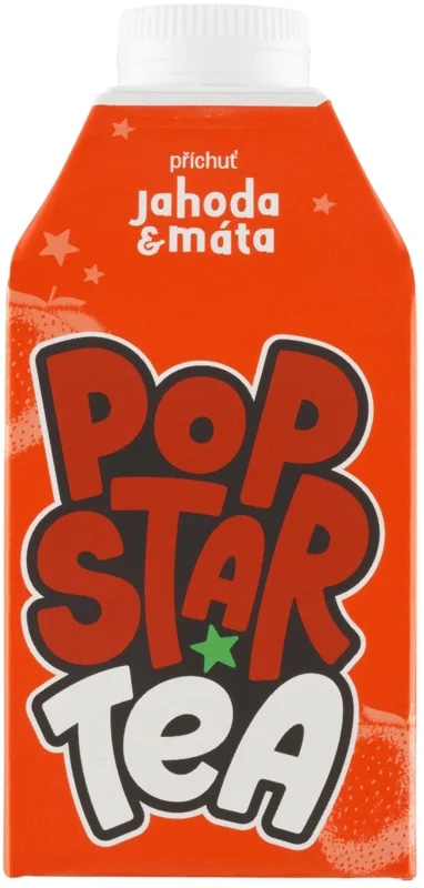 Popstar Tea Ledový čaj s příchutí jahody a máty