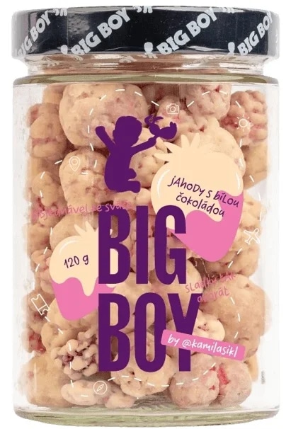 Big Boy Jahody v bílé čokoládě by @Kamilasikl