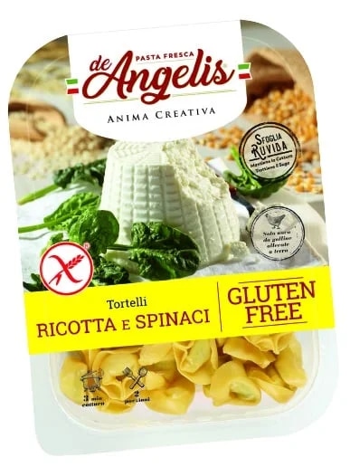 De Angelis Tortelli ricotta a špenát bez lepku