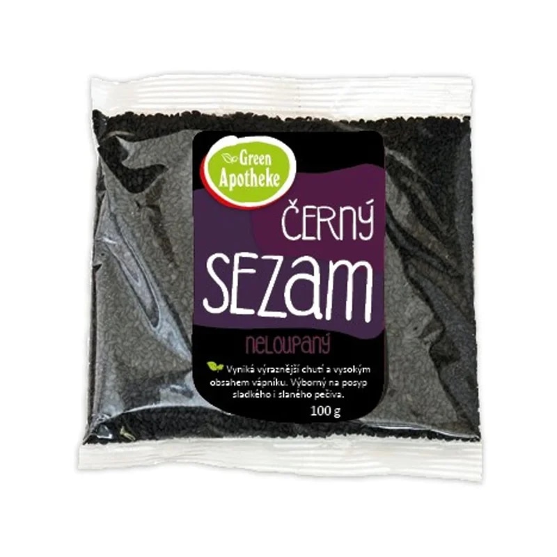 Green Apotheke Sezam černý neloupaný