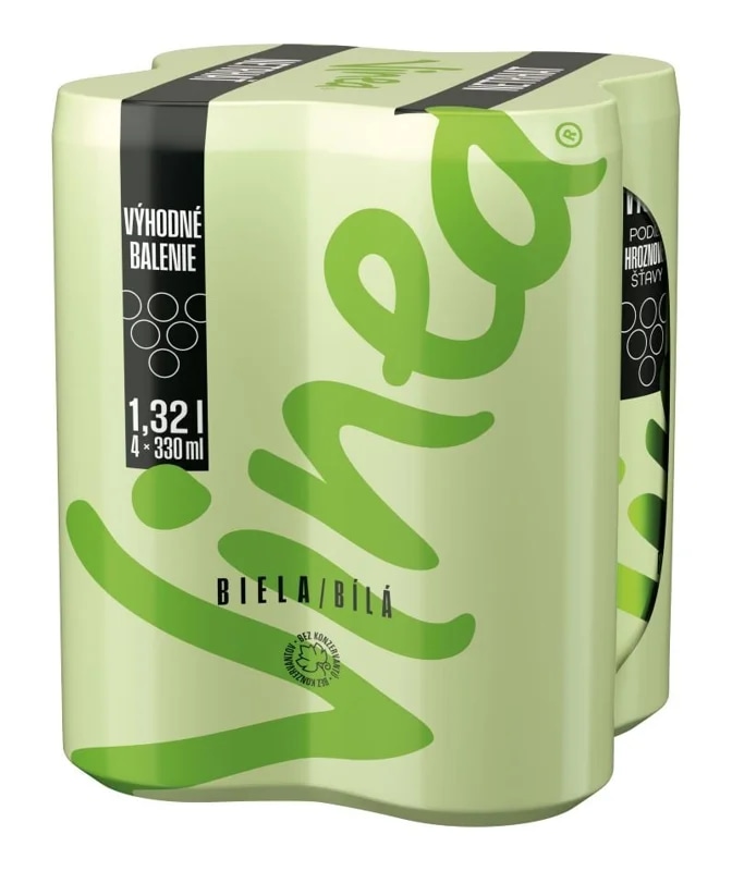 Vinea limonáda bílá 4×0,33 l plech