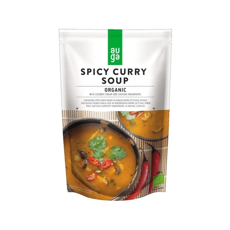 AUGA ORGANIC Pikantní kari polévka BIO
