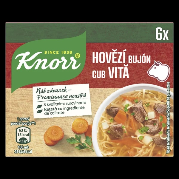 Knorr Hovězí bujón 6 x 10g
