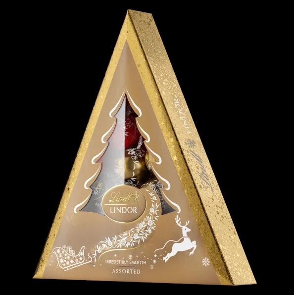 Lindt Lindor Xmas Tree Mix čokoládové pralinky