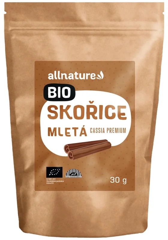 Allnature BIO Skořice mletá Cassia