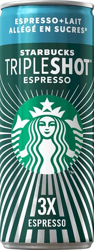 Starbucks Tripleshot bez přidaného cukru